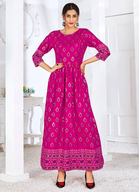 Rani Colour Minakari 2 Rahul NX New latest Designer Ethnic Wear Rayon Gown Collection 1005